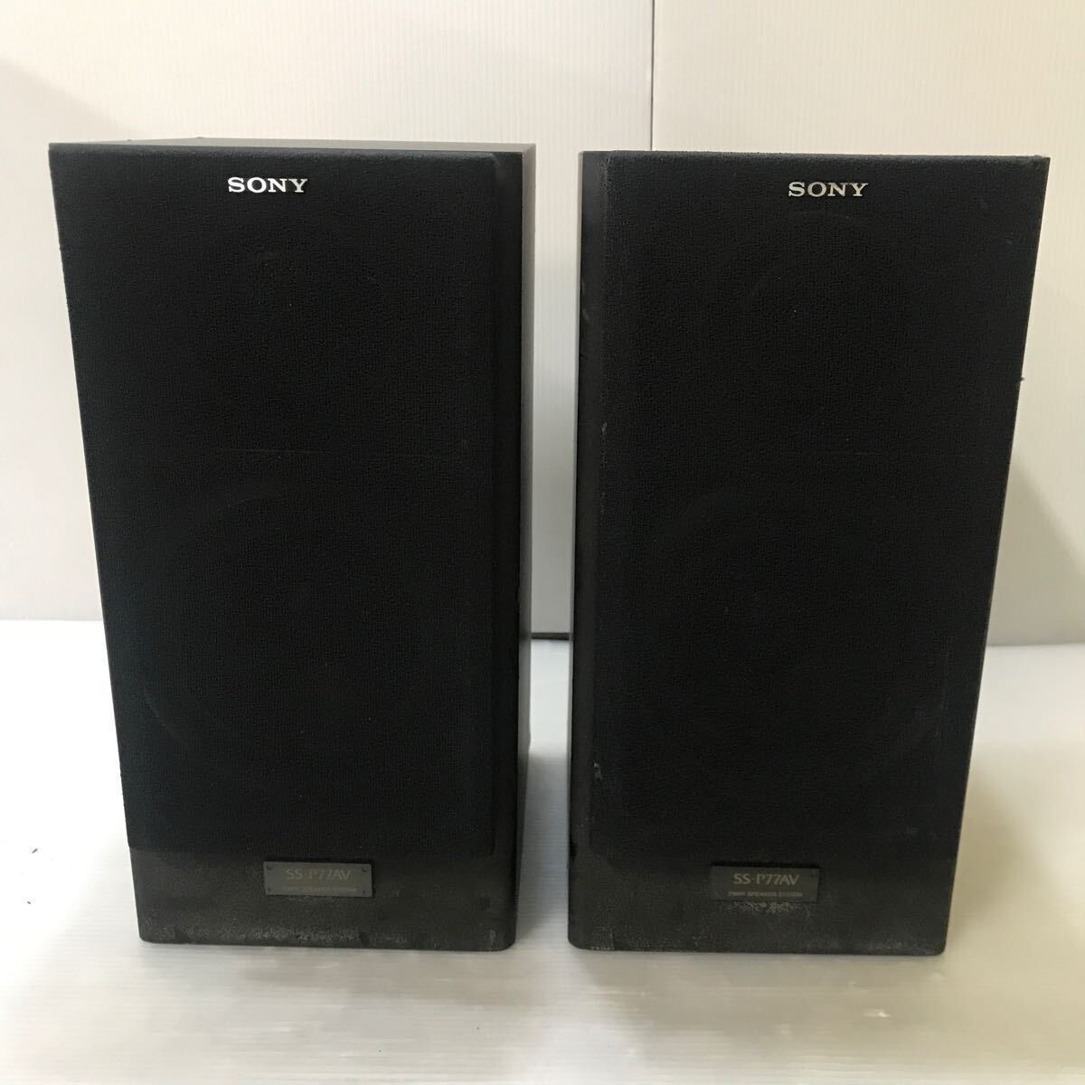 浜/SONY/スピーカーシステム/SS-P77AV/2WAYスピーカー/オーディオ機器/音響機材/浜2.22-225田の画像1