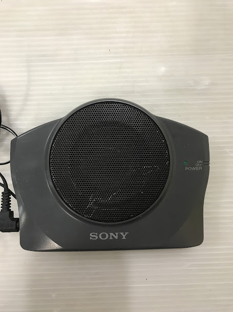 浜/SONY/アクティブ　スピーカー/SRS-T1/オーディオ機器/昭和/レトロ/動作未確認/浜3.21-227鳥_画像3