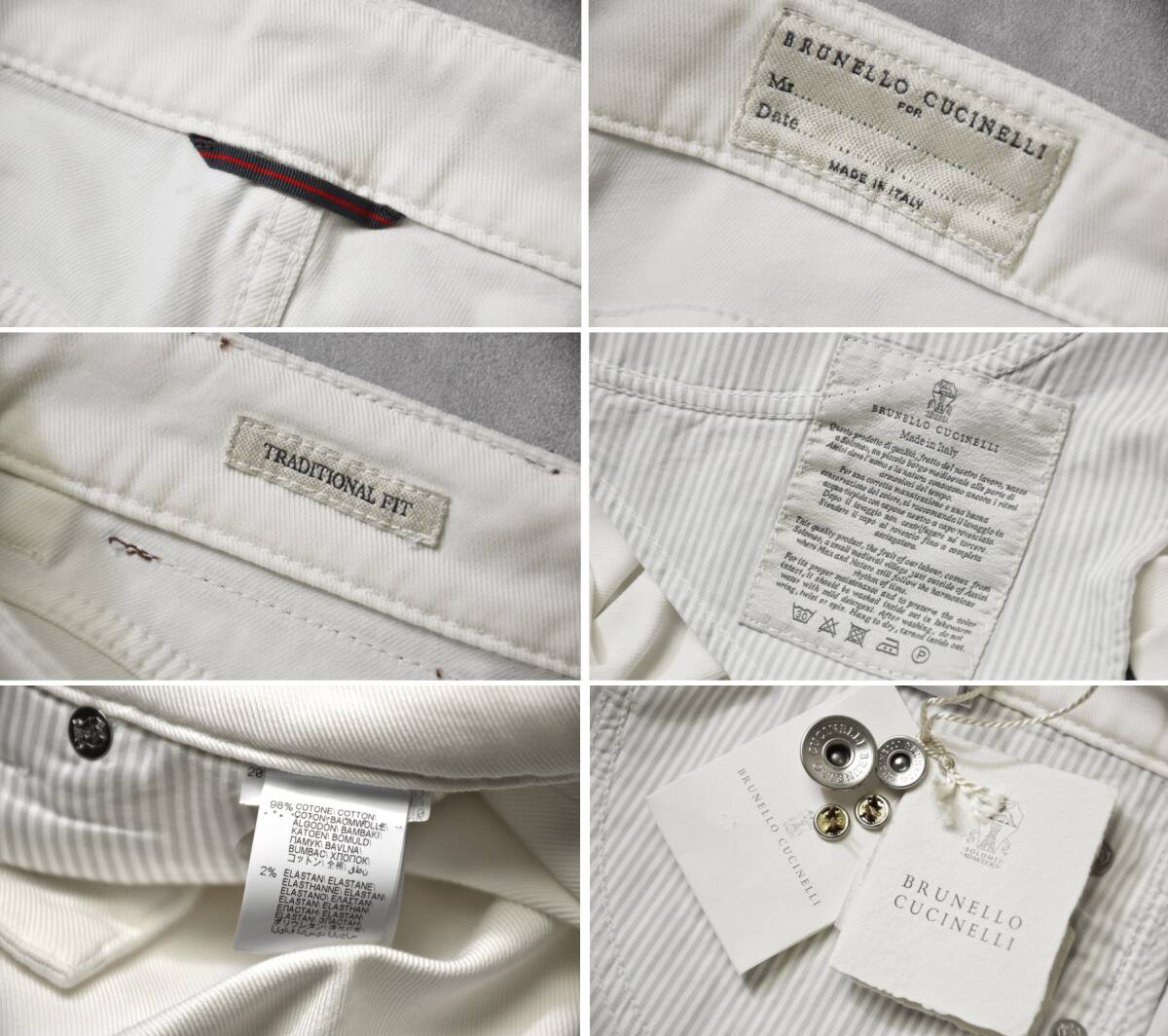 10,6 ten thousand [ Brunello Cucinelli new goods ]* through year thing *.. only . elegantly ..., refreshing Ricci . summer. white * beautiful Silhouette . comfortable . stretch white Denim 