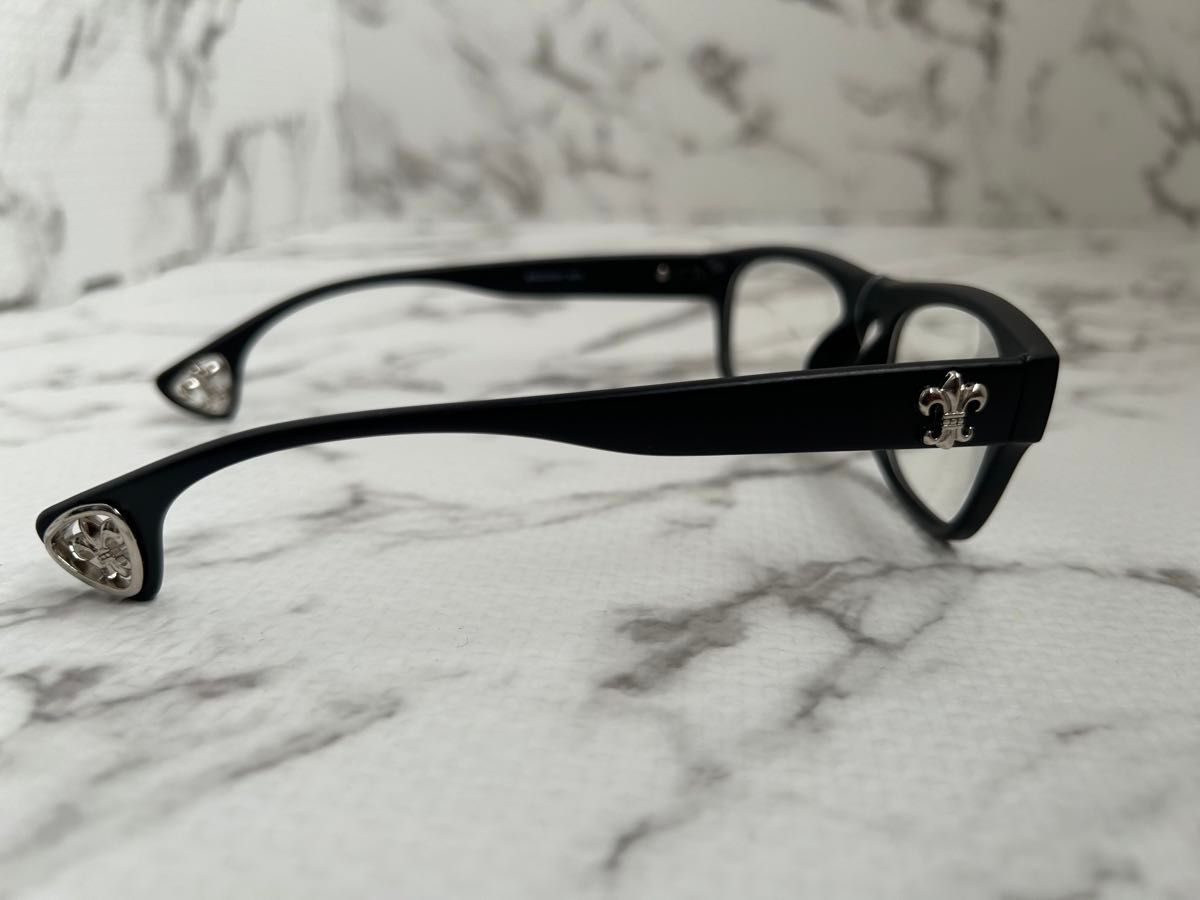 メガネ 眼鏡 大人用 クロムハーツ好きの方に ノーブランド 新品 UVカット