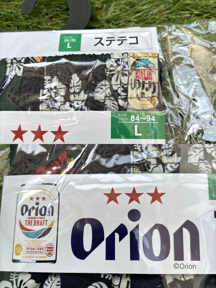 【新品未使用】オリオンビール ステテコパンツ L オリオンビールプレゼント夏沖縄