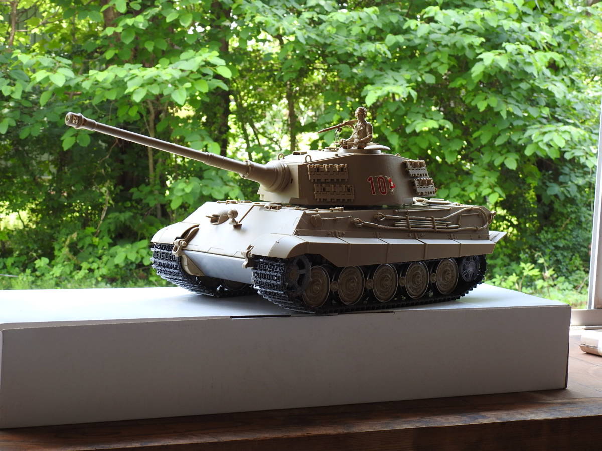  Tamiya 1/17 Tiger R/C tank, final product 
