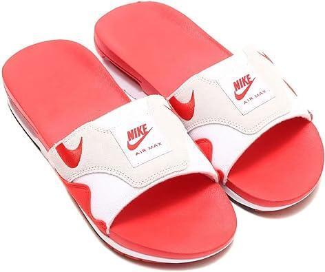 25㎝ ナイキ エアマックス 1 スライド 赤/白 DH0295-103 NIKE AIR MAX 1 SLIDE サンダル