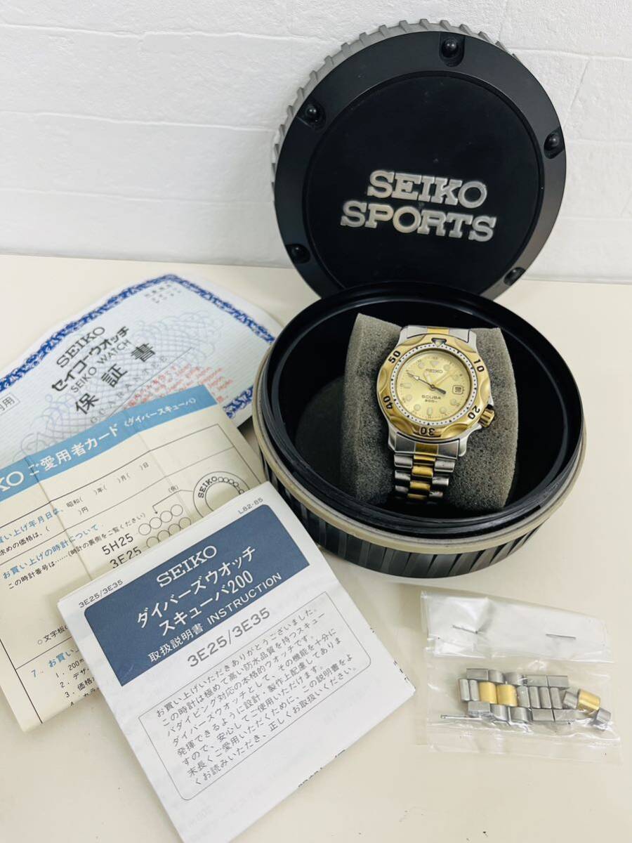 SEIKO セイコー SCUBA200m スキューバ200m クォーツ_画像1