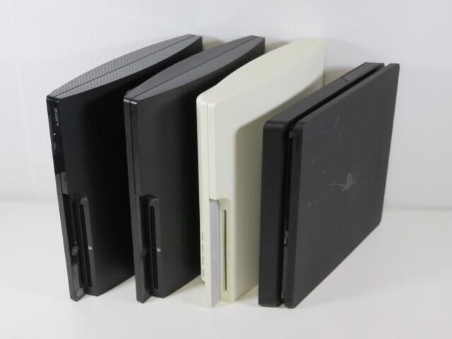 SONY Sony PS3/4 PlayStation3/4 thin type body CECH-2000A/3000A/ CUH-2000A etc. 4 pcs. set Junk PlayStation 3/4 set sale 