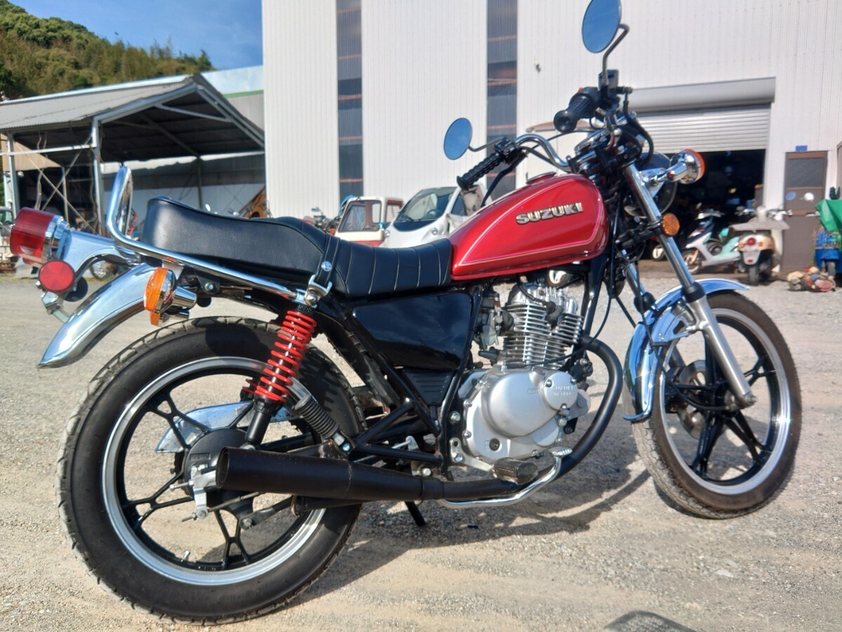 SUZUKI GN125 実働 カスタム車_画像2