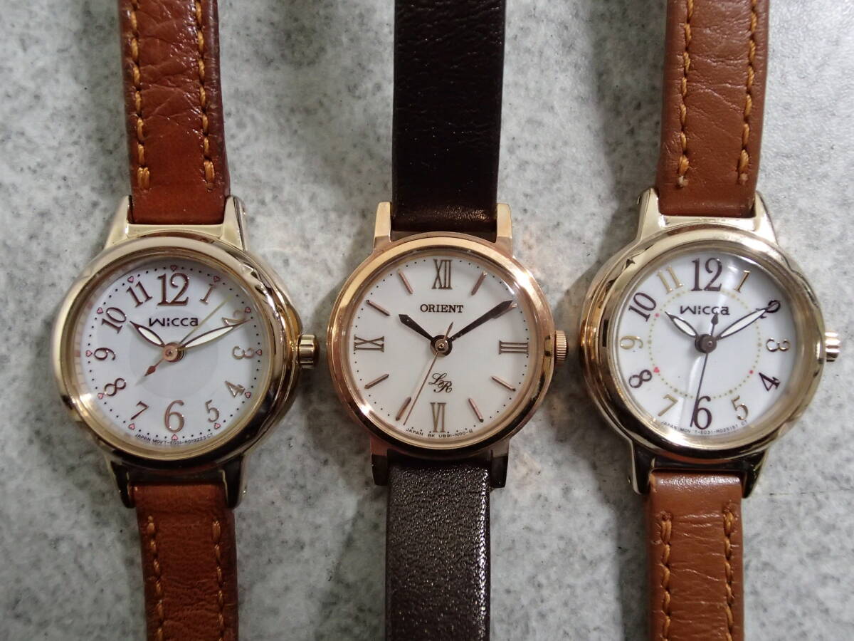 レディース腕時計 大量 50点 セット まとめ SEIKI/CITIZEN/ORIENT/ORIVIA・BURTON/TECHNOS/courreges/mila schon/wicca インボイス可 0513の画像5