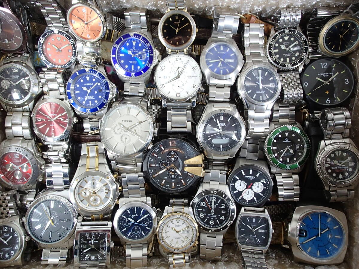 腕時計 大量 250点 14kg セット まとめ ジャンク SEIKO/CITIZEN/CASIO/BULOVA/D.Wellington/SONNE/TRUSSARDI/agnis.b 他 インボイス可 0517_画像9