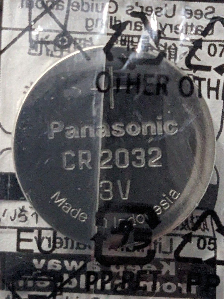 パナソニック ボタン電池 CR2032 6個セット