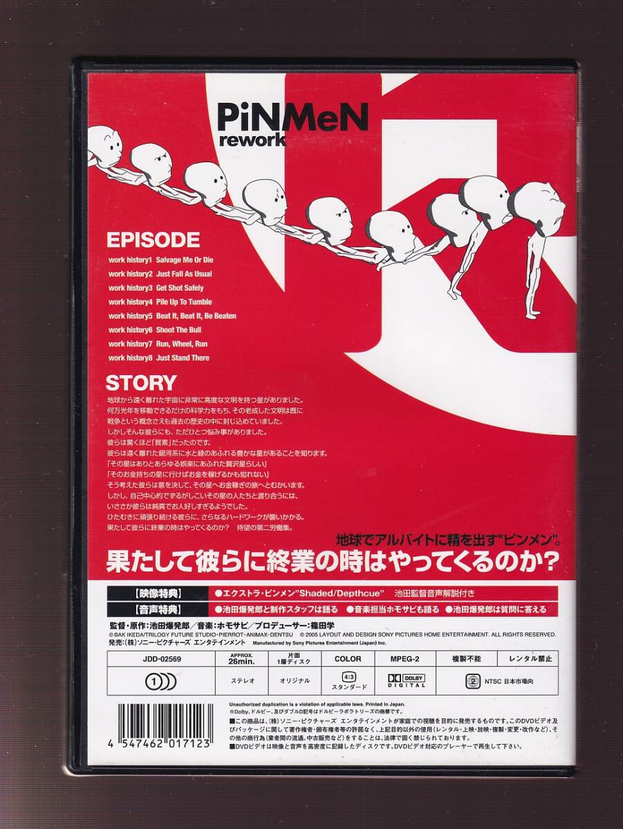 DA★中古★アニメDVD★PiNMeN rework　ピンメン★JDD-02569_画像2