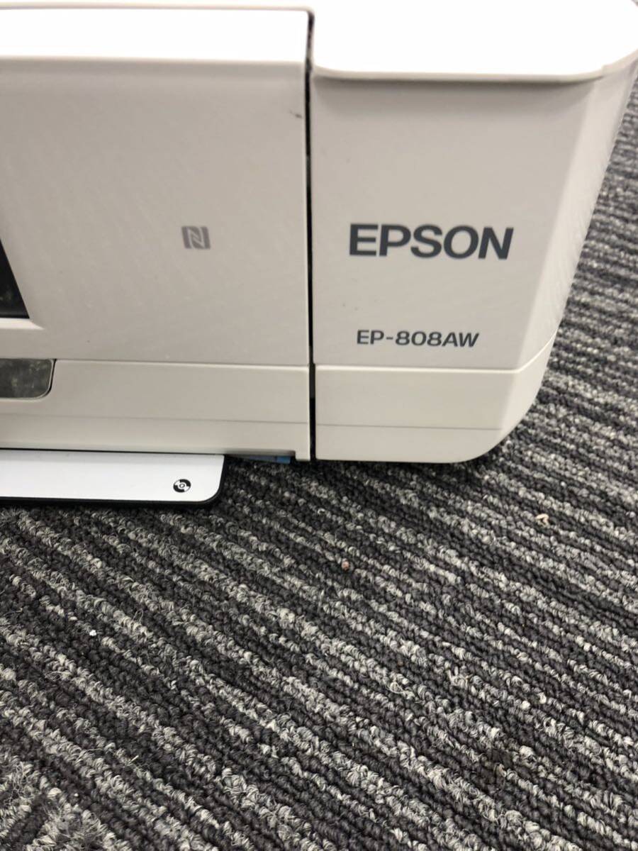 田 5/8 EPSON エプソン EP-808AW インクジェットプリンター ホワイト 現状品の画像2