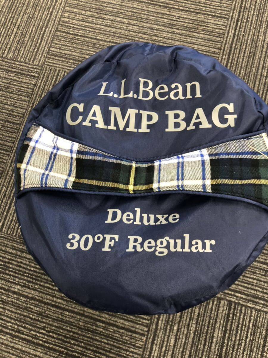 川　買　L.L.Bean CAMP BAG Deluxe 30°F Regular 寝袋 シュラフ ふかふか 使用回数小_画像5