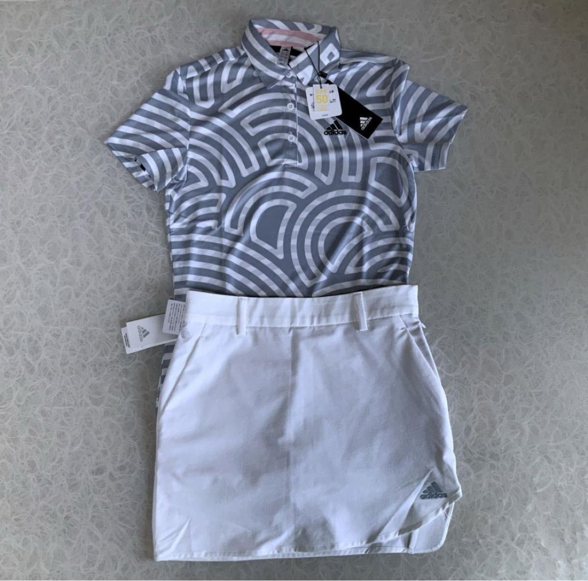 アディダスゴルフ【S】セットアップ 半袖ポロシャツ＆スカート adidas GOLF