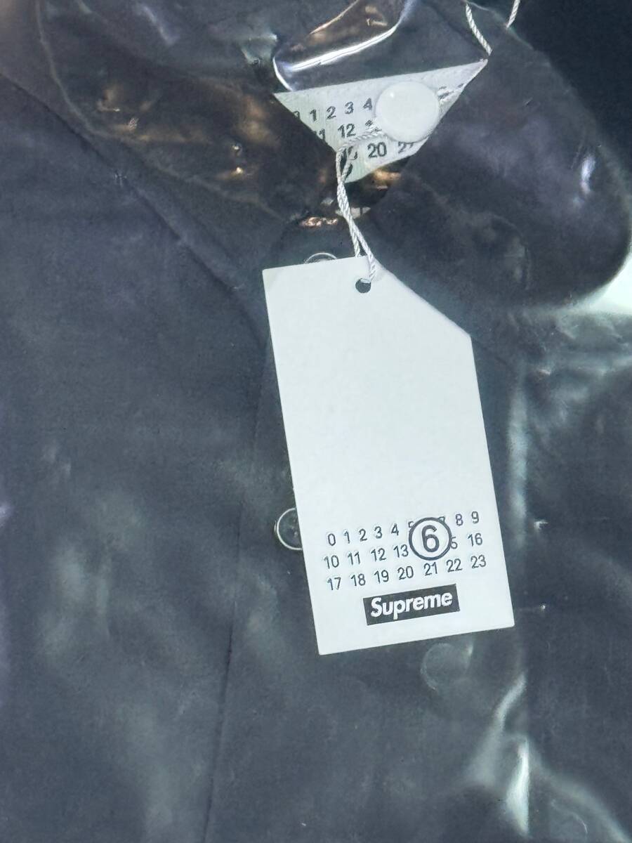 Supreme x MM6 Padded Shirt M Size Black Box Logo シュプリーム コラボ マルタンマルジェラ パテッド シャツ Stussy Bape Palace DSM_画像2