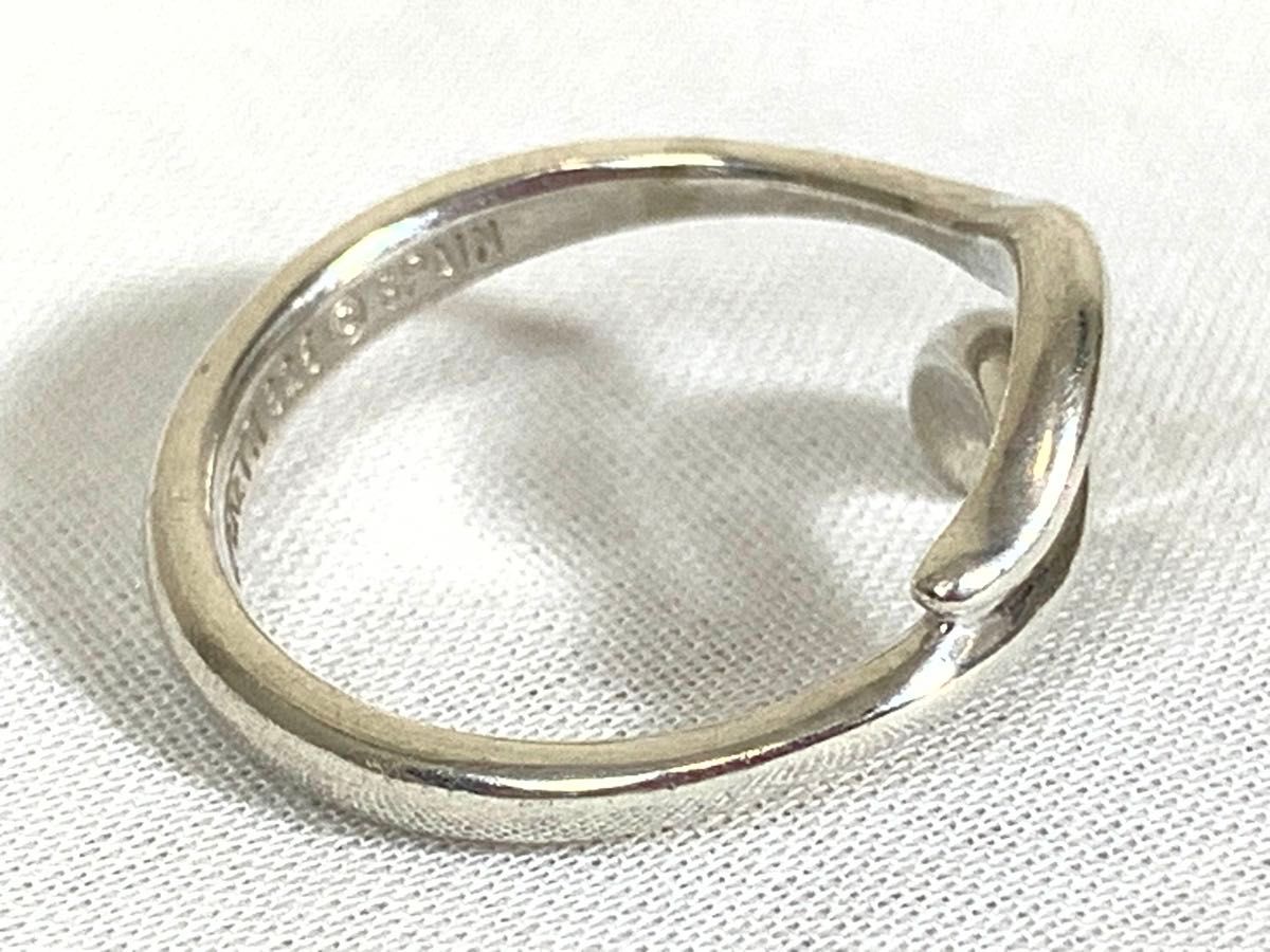 TIFFANY】エルサペレッティ ティアドロップ リング 8号 SV925 TIFFANY】エルサペレッティ ティアドロップ リング 8号 SV925