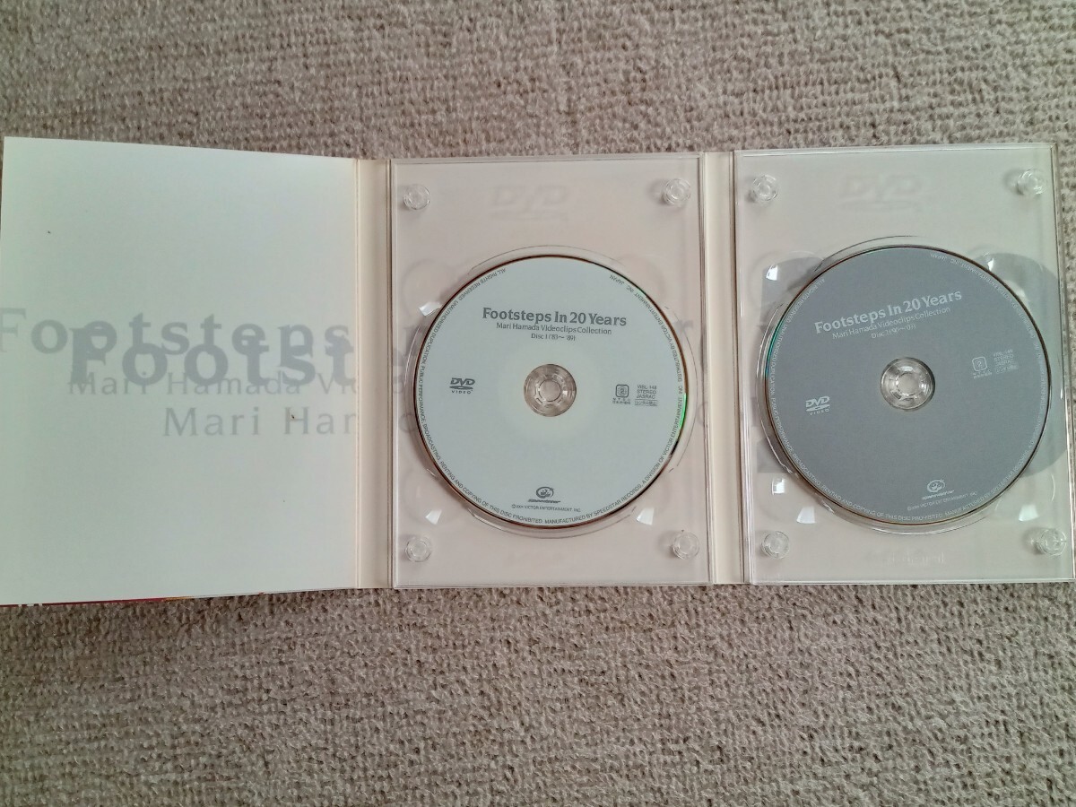 2DVD『Footsteps In 20 Years VideoClips Collection』●浜田麻里(中古)＊ミュージックビデオ.メイキング.Heart and Soul.Return to Myself_画像3