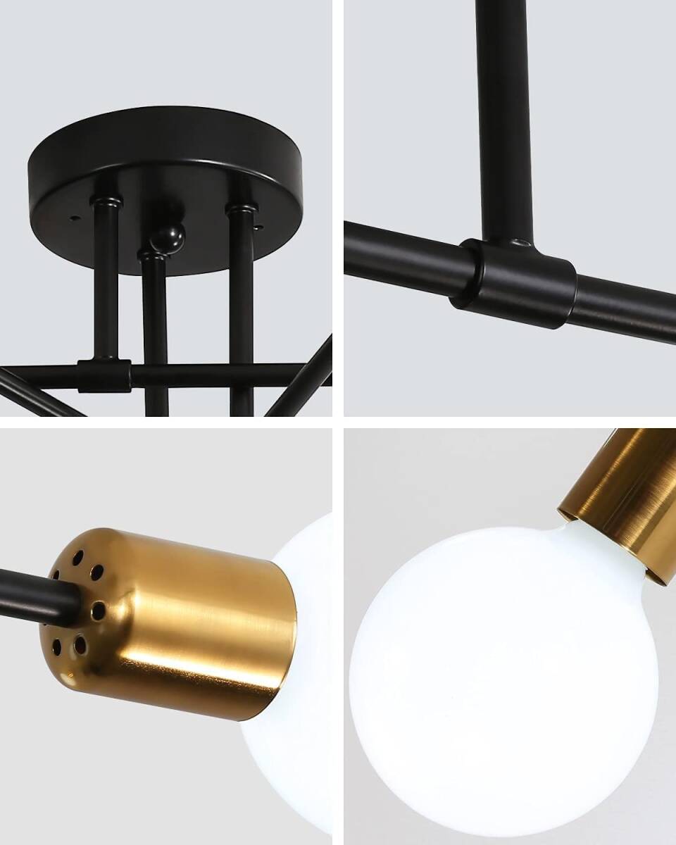 ☆6灯 シャンデリア シーリングライト 高品質 安全設計 操作簡単 3選択可能