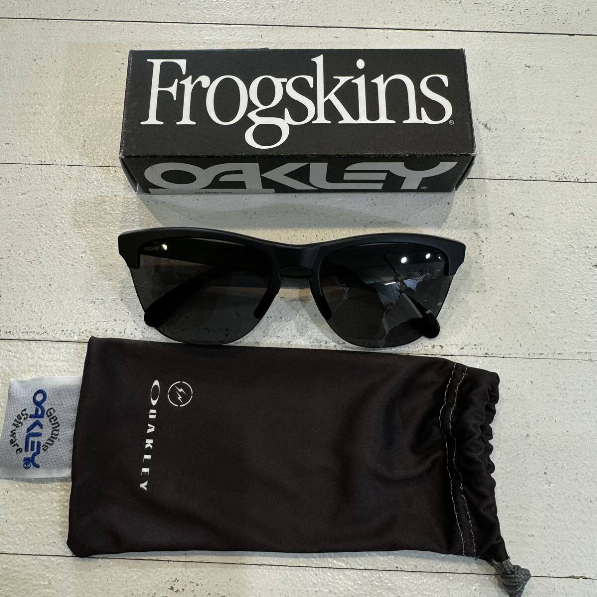 藤原ヒロシ愛用 OAKLEY fragment Frogskins Lite オークリー フラグメント ブロックスキンライト_画像1