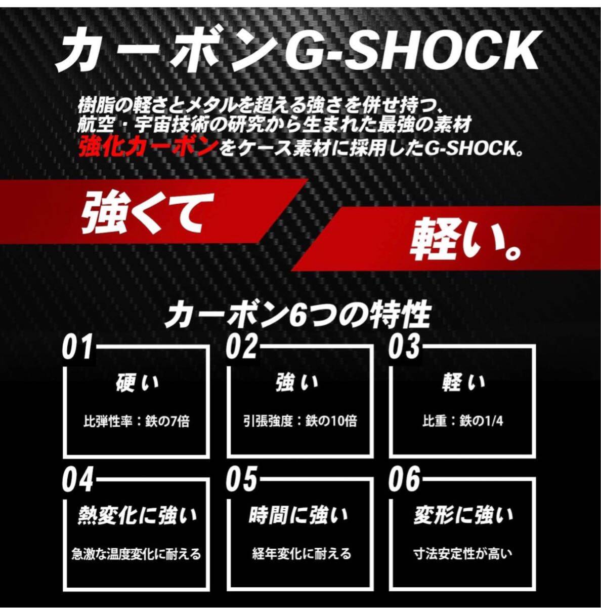 カシオ]CASIO G-SHOCK Gショック ジーショック アナデジ ブラック カーボン／樹脂 20気圧防水 GA-2000_画像3