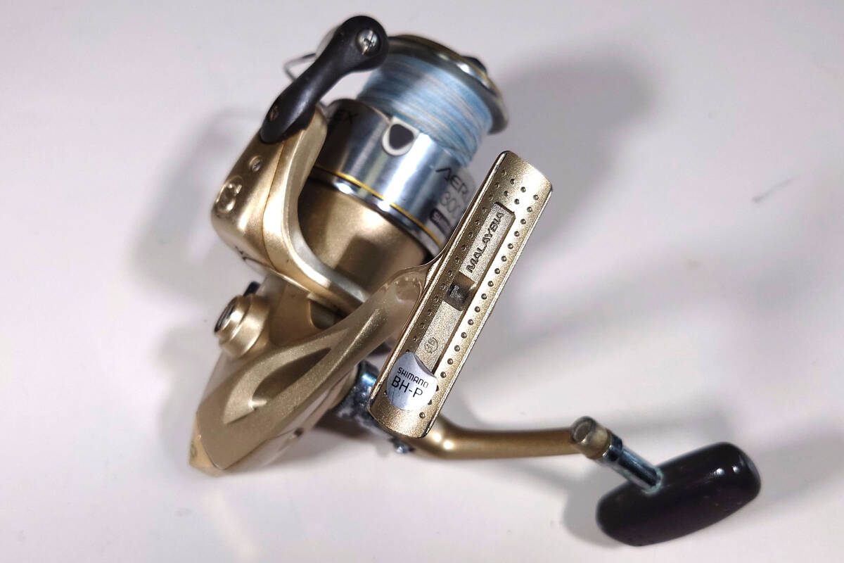 【中古】シマノ SHIMANO エアレックス AERLEX 3000 スピニングリール 元箱 説明書 付属品 付_画像4