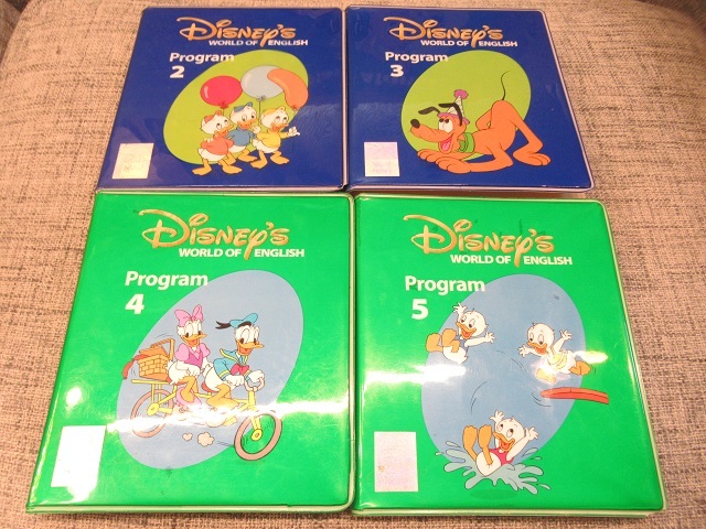 = world Family DWE Disney English system DVD Mickey English teaching material Play a long set lack of equipped present condition ξ