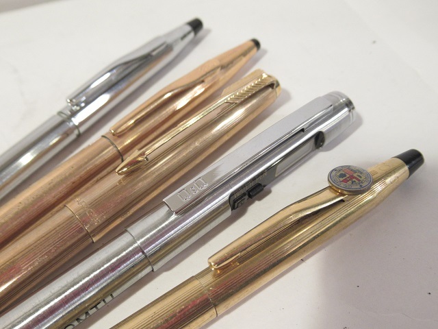 〓万年筆 ボールペンまとめて PARKER パーカー ペン先14K ウォッチペン 高級筆記用具　ξ_画像2