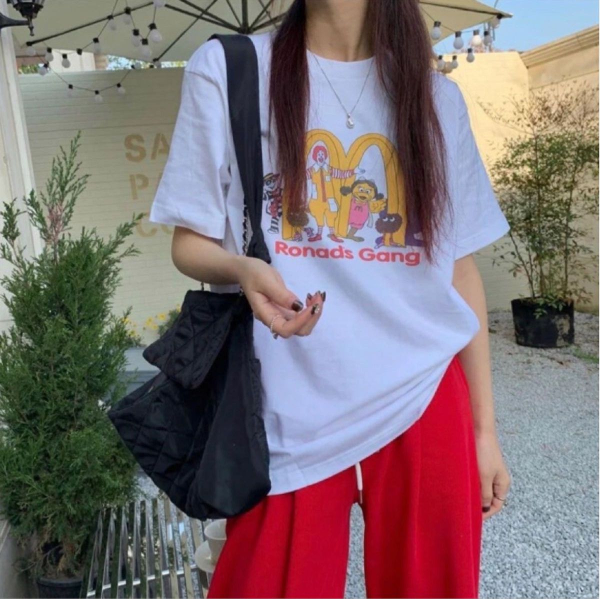 新品未使用　マクドナルド　マック　マクド　Tシャツ　ホワイト　半袖　②