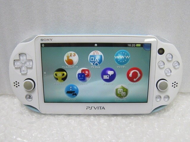 PK16939S*SONY*PSVita body only light blue / white *PCH-2000* one part Junk *