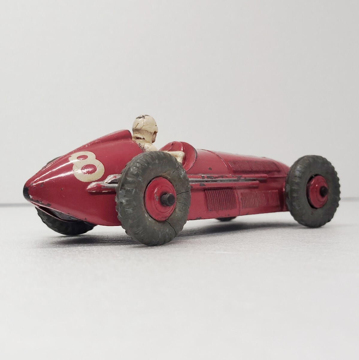 当時物 DINKY Toys Alfa romeo F1 8番 1950 アルファ・ロメオ イギリス製 イタリア車　クラシックレースカー　ディンキー 1円〜 051614_画像3