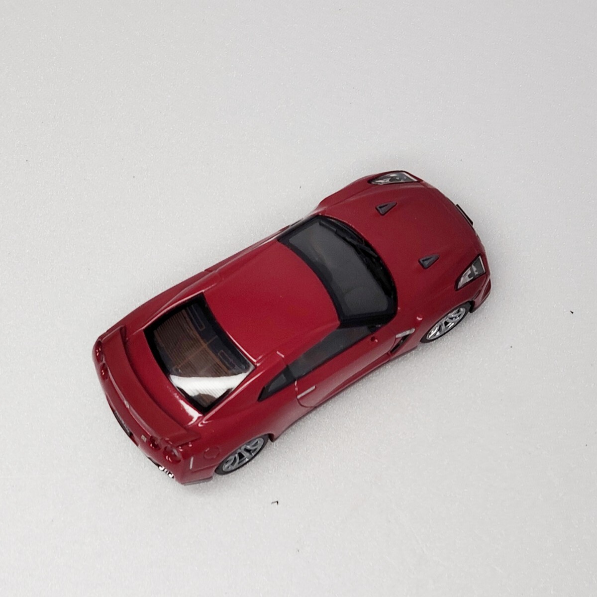 1/43 日産 GT-R R35 レッド 赤 nissan スポーツカー スーパーカー ミニカー エブロ EBBRO 1円〜 1円スタート ミニカー 050104の画像3