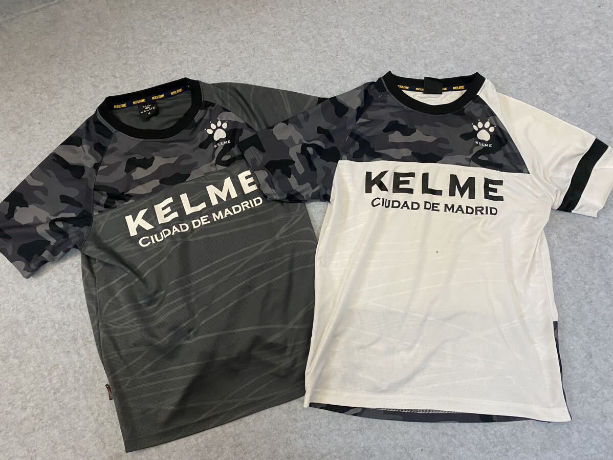 セール 即決1円 2点セット KELME ケルメ／スポーツ ウエア 速乾 tシャツ サイズ M ケレメ サッカー フットサル トレーニングウェア_画像1