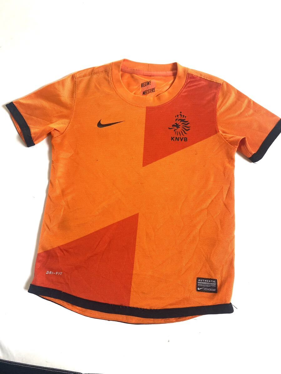 オランダ 代表 12シーズンホーム用 ユニフォーム ジュニア S 140cm ナイキ NIKE Netherlands 子供用 キッズ KNVB サッカー シャツの画像1