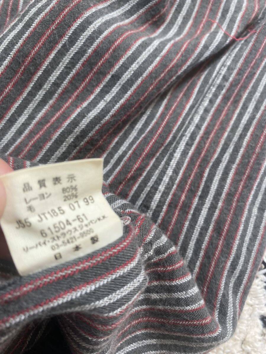 セール 即決1円 ビンテージ復刻☆LEVI'S/リーバイス AUTHENTIC WESTERN WEAR/オーセンティック ウエスタン ウェア L 長袖 シャツ の画像6