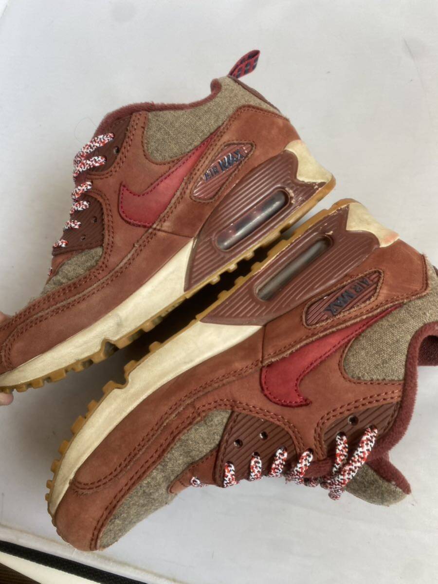 セール即決1円　 NIKE ID PENDLETON ナイキ ペンドルトン AIR MAX 90 エアマックス ネイティブ柄 22.5㎝ ウール スニーカー シューズ_画像4