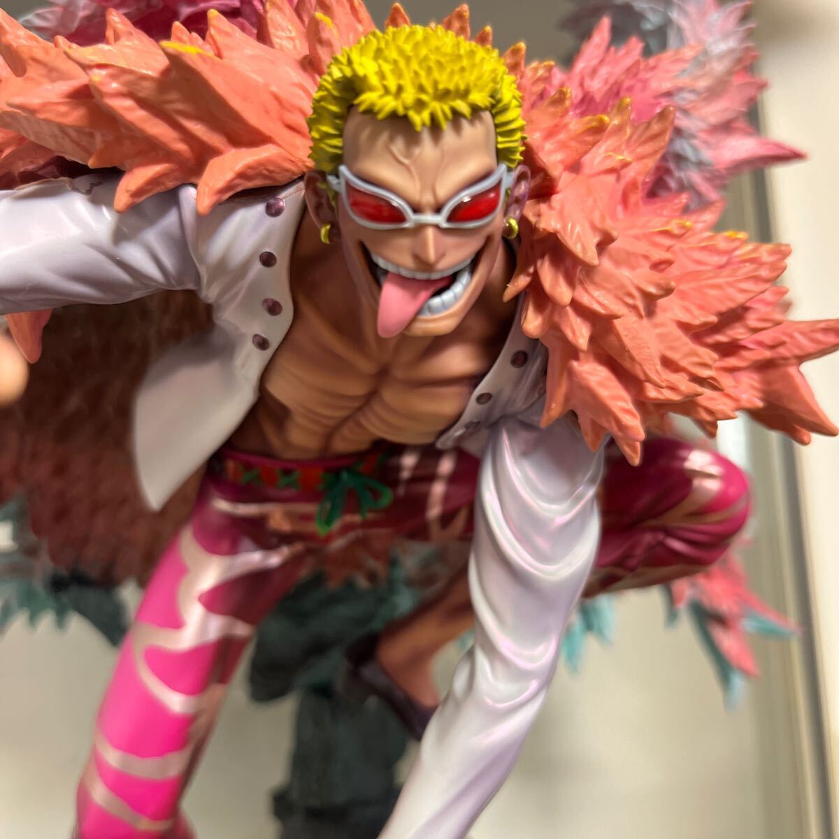 開封 ワンピース フィギュア 天夜叉 ドンキホーテ ドフラミンゴ エフェクト付き メガハウス POP P.O.P DX Portrait Of Pirates one piece_画像4