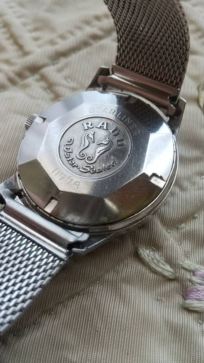 ラドー RADO STARLINER 30石 11774 スイス 自動巻き ヴィンテージ時計_画像7