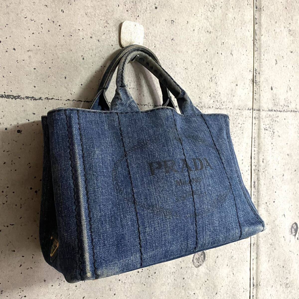 本物 PRADA プラダ カナパトート カナパ S ミニトートバッグ 本物 PRADA プラダ カナパトート カナパ S ミニトートバッグ