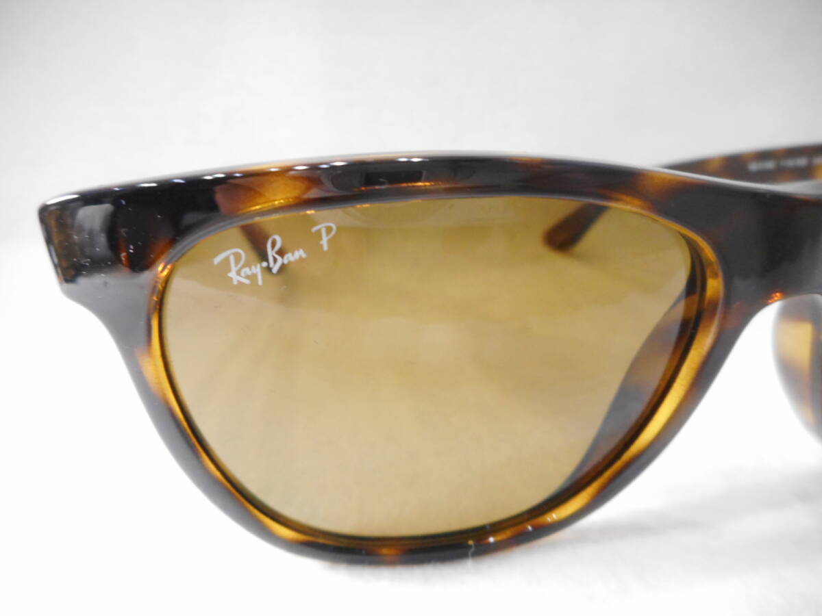 ◇Ray-Ban レイバン RB 4184 710/83 54□17 145 3P サングラス メガネ 眼鏡 ブラウン系　保管品　ケース入り_画像9