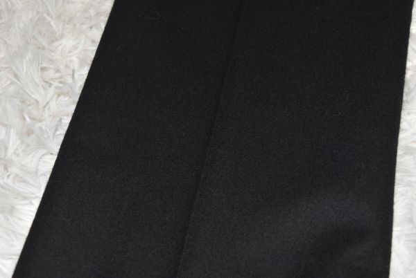★MILA SCHON★ミラショーンの高級感あるウール素材の履き心地良い黒ブラックパンツW　85/90_画像9