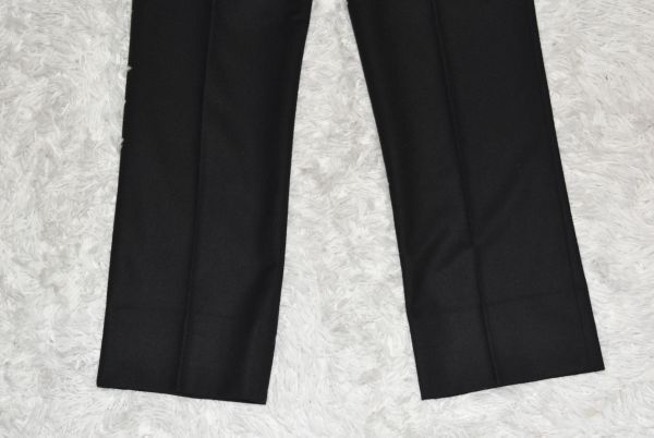 ★MILA SCHON★ミラショーンの高級感あるウール素材の履き心地良い黒ブラックパンツW　85/90_画像6