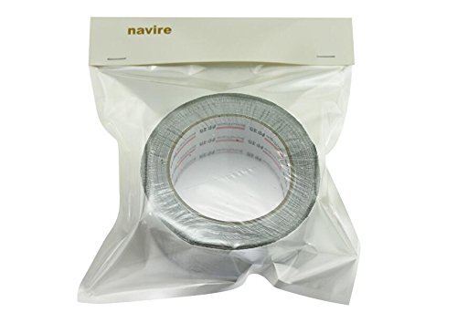 naissant 耐熱 300度 アルミテープ 48mm×25mm アルミ 素材 テープ アルミ箔 粘着テープ ダクト 配管 被覆 保護 保温_画像5