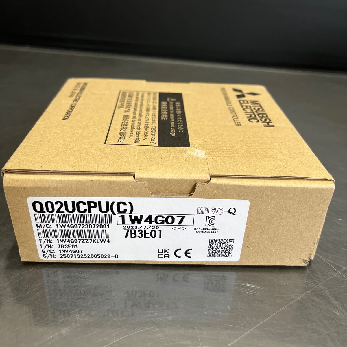 5B85D(530k1) ◆未使用◆ 三菱電機 シーケンサ Q02UCPU (2023年製)
