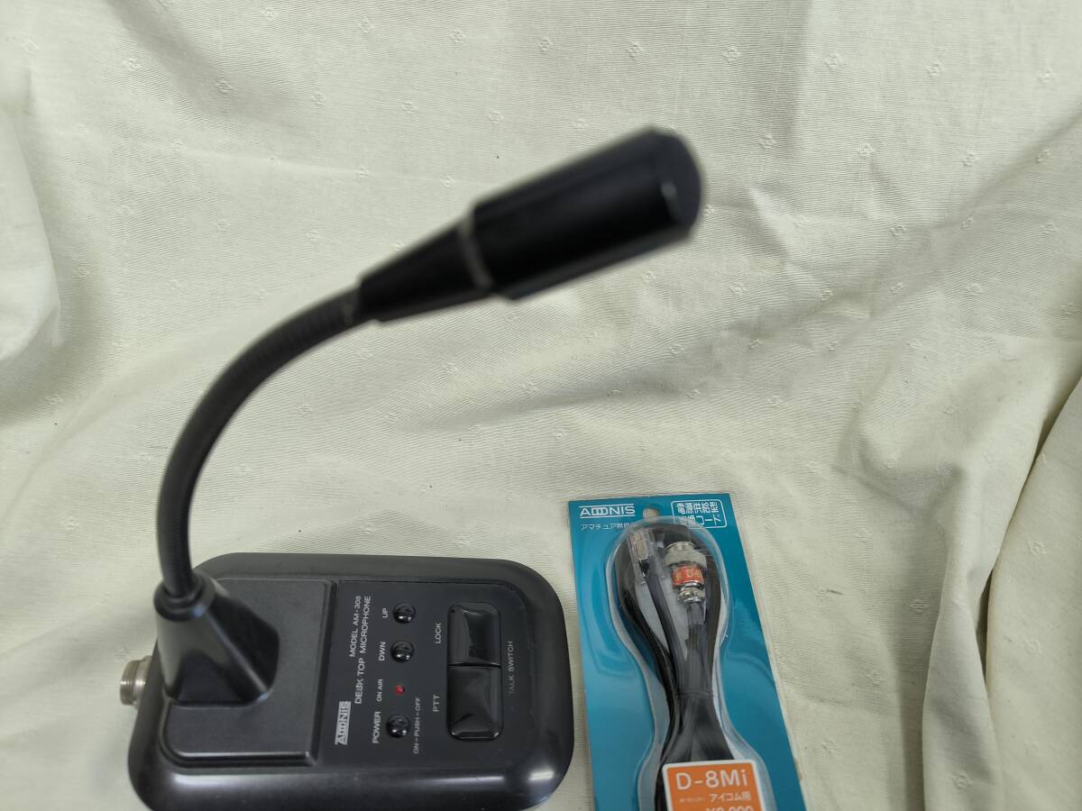  Adonis AM-508 настольный микрофон ( б/у ) D-8Mi Icom для изменение кабель ( новый товар не использовался ) комплект 