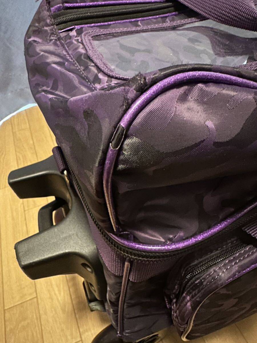  storm storm carry bag 2 piece entering purple camouflage used ①