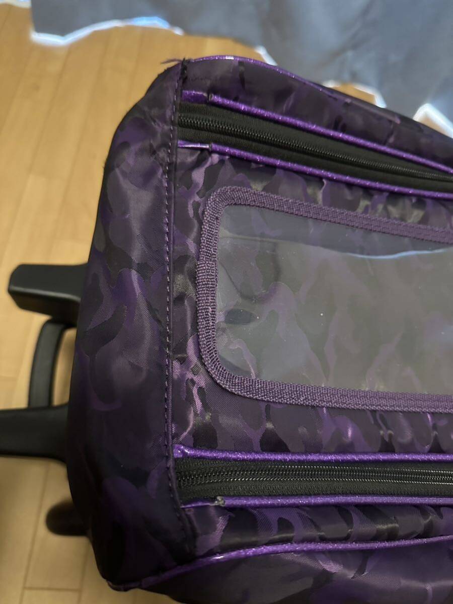  storm storm carry bag 2 piece entering purple camouflage used ①