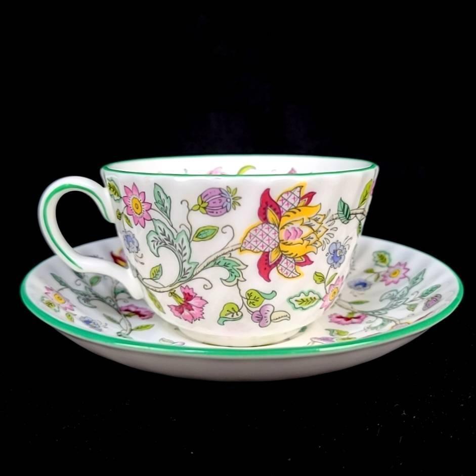 美品 ミントン MINTON ハドンホール グリーン カップ&ソーサー 5 美品 ミントン MINTON ハドンホール グリーン カップ&ソーサー 5