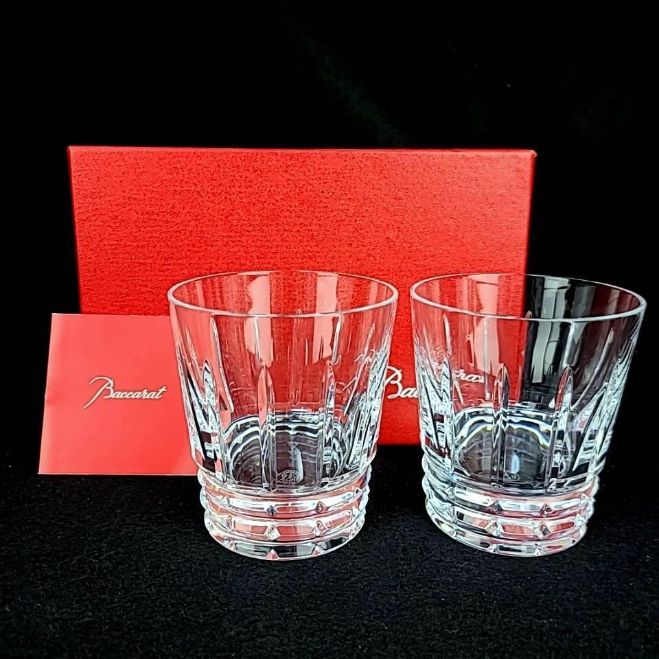 未使用 バカラ Baccarat アルルカン タンブラー ロックグラス 2 未使用 バカラ Baccarat アルルカン タンブラー ロックグラス 2