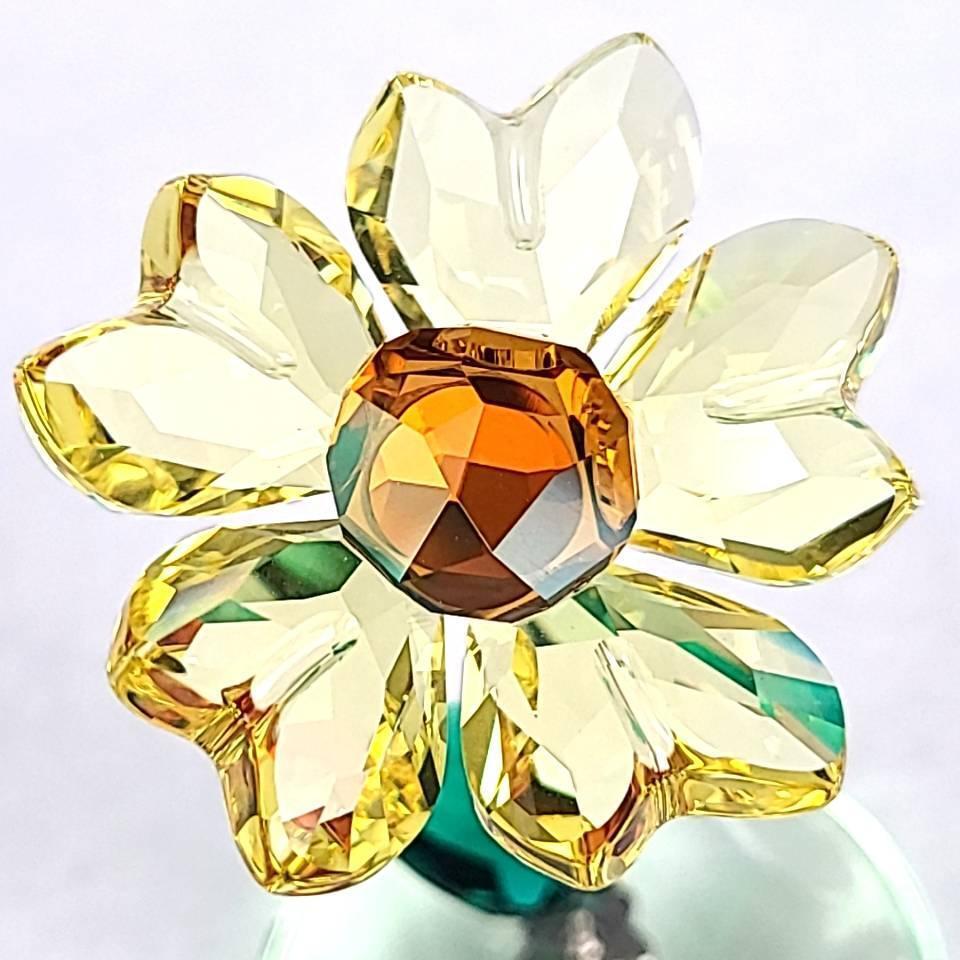 美品 スワロフスキー SWAROVSKI ロッキングフラワー 向日葵 美品 スワロフスキー SWAROVSKI ロッキングフラワー 向日葵