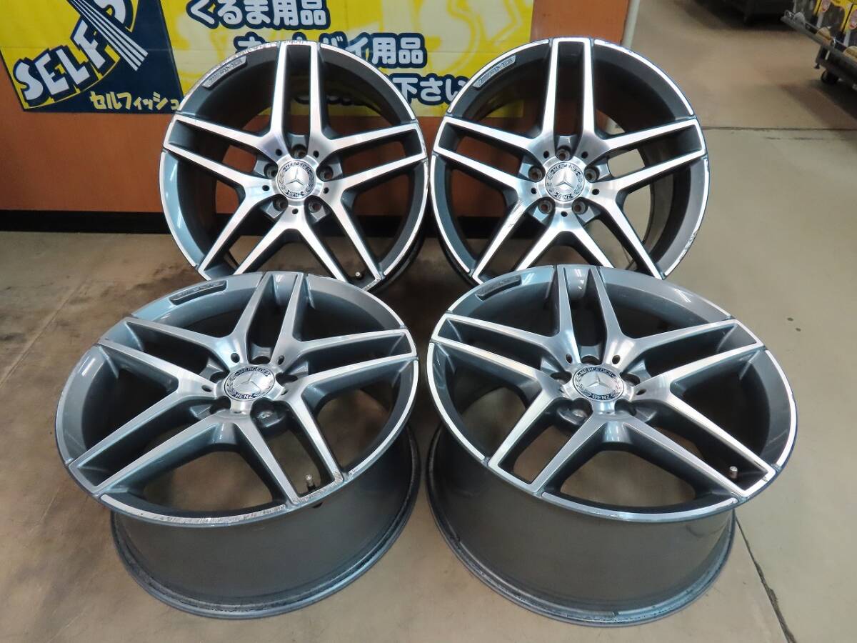 ☆メルセデス ベンツ Sクラス AMG W222 純正 19インチ アルミ ホイール 8.5J 9.5J +38 5穴 PCD112 4本 中古 MercedesBenz☆_画像1