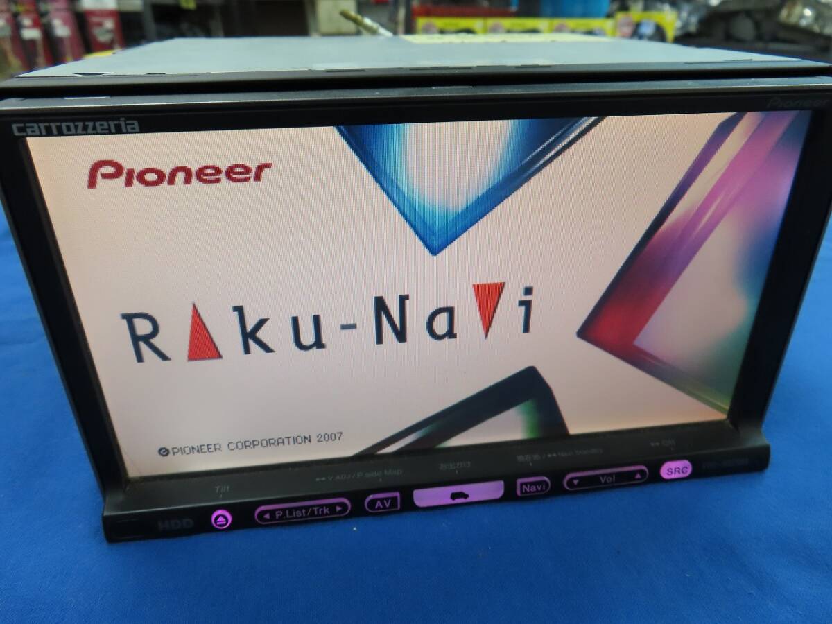 ★☆Pioneer カロッツェリア HDDナビ 楽ナビ AVIC-HRZ008 ジャンク品 部品取り carrozzeria☆★_画像7